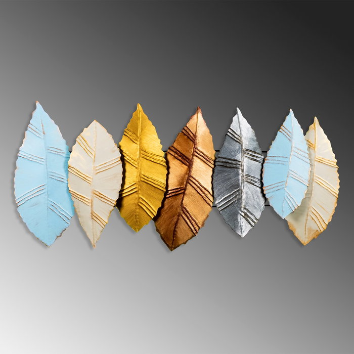 Wallity Hornbeam 4 Escultura de Pared de Metal Multicolor